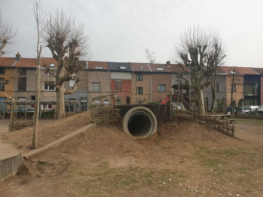De groene speelplaats